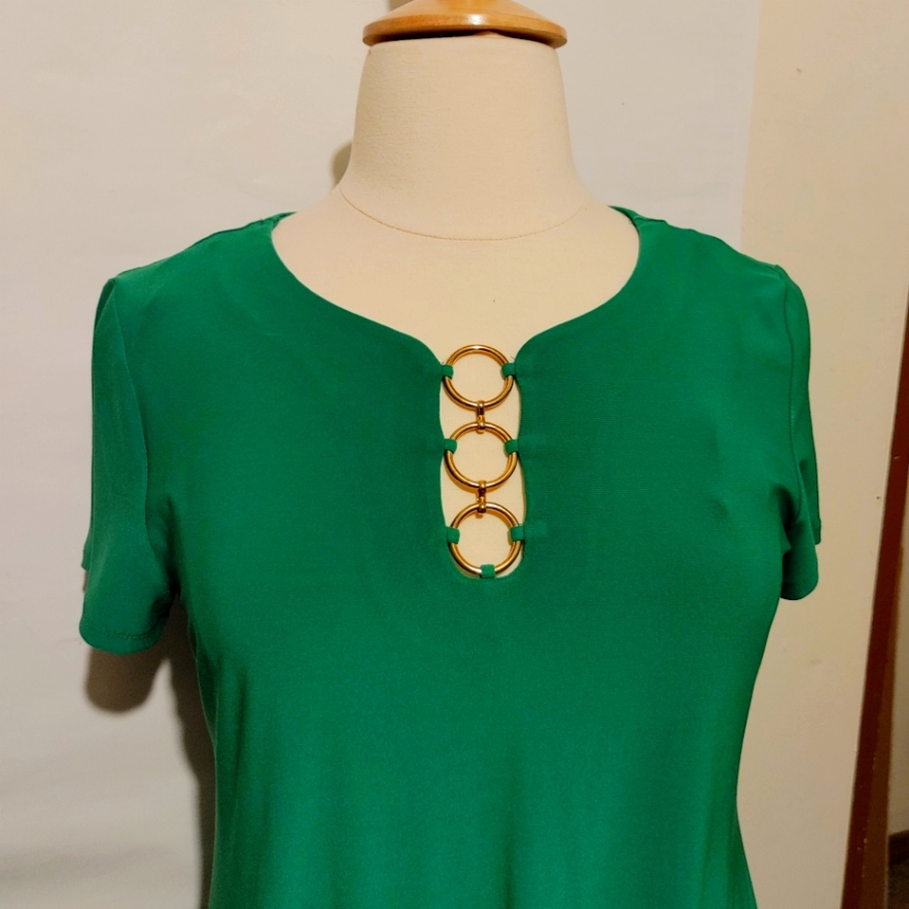Modern green dress